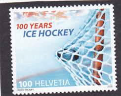 Schweiz,2008  ICE HOCKEY 1X STAMPS, MNH** - Nuevos