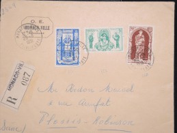 MONACO - Enveloppe En Recommandée Pour Plessis Robinson En 1951 - A Voir - Lot P12399 - Lettres & Documents