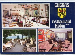 CPSM 69 CHENAS RESTAURANT ROBIN    Grand Format 15 X 10,5 Cm - Chenas