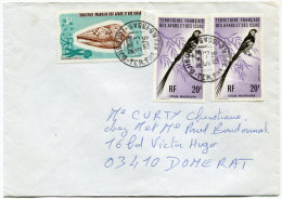 AFARS ET ISSAS LETTRE DEPART DJIBOUTI 5-3-1976 TER. FRs. AFARS-ISSAS POUR LA FRANCE - Covers & Documents