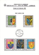 L-Luxemburg 1982. Ausgabe 06/12 - Caritas. Post-Informationsmaterial (6.076.0) - Brieven En Documenten