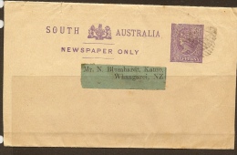 SOUTH AUSTRALIA 1899 1/2d Newspaper Wrapper U #PY211 - Storia Postale