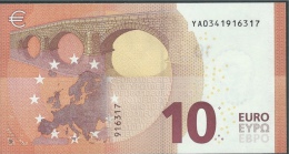 10  EURO DRAGHI  GRECIA  YA  Y001 G4   UNC - 10 Euro