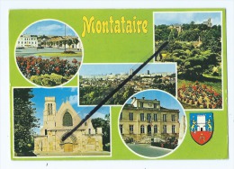 CPM -  Montataire  - La Place De La Mairie - Les Martinets - Le Château Et L´église - L´église - La Mairie - Montataire