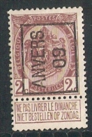 Antwerpen 1909 Typo Nr. 10 - Sobreimpresos 1906-12 (Armarios)