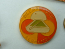 Pin´s BILLARD CLUB  ALGRANGE - MOSELLE - LORAINE - Biljart