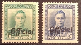 New Zealand   - MNH** - 1941 - #  O88/89 - Officials