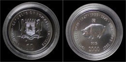 Somalia 10 Shilling 2000- Pig - Somalië