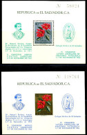 MEDICINAL PLANTS-PERF & IMPERF MS-EL SALVADOR-LIMITED EDITION-MNH-M-30 - Plantes Médicinales