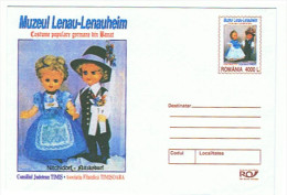 ENTIER POSTALE ROUMANIE  MUSEE POUPEE - Poppen