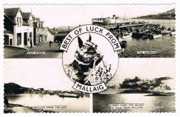 RB 1065 - Scottie Dog Multiview Postcard - Harbour Main Street & Post Office Mallaig - Inverness-shire Scotland - Inverness-shire