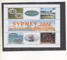 WALLIS Et FUTUNA  : Jeux Olympiques De Sydney (Australie) - Sports Traditionnels Wallisiens : Javelot, Pirogue, Etc - Blocks & Sheetlets