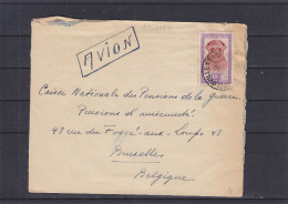 Masques - Congo Belge - Lettre De 1952 ° - Oblitération Léopoldville - Briefe U. Dokumente