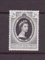 SALOMON 1953  ELIZABETH   YVERT N°79  NEUF  MLH* - British Solomon Islands (...-1978)