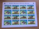 Djibouti Dschibuti 2000 Mi. 678-681 NON DENTELE IMPERF WWF Phacochère Warthog Faune Fauna Feuillet Sheet Of 16 RARE - Neufs