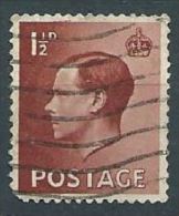 GB 1936  EDWARD VIII UPRIGHT WMK  1½d. Red-Brown  SG 459 SC 232 MI 195 X YV 207 - Usados