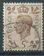 GB 1937  GEORGE VI DARK COLOURS 5d. Brown  SG 469 SC 242 MI 205 X YV 216 - Used Stamps