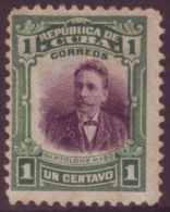 1910-3 CUBA 1910 REPUBLICA. 1c BARTOLOME MASO. CENTRO DESPLAZADO DERECHA - Used Stamps