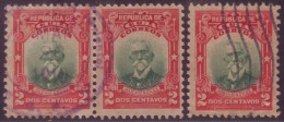 1910-13 CUBA 1910 REPUBLICA. 2c. MAXIMO GOMEZ. CENTRO DESPLAZADO ABAJO - Oblitérés