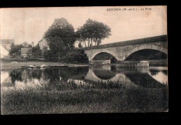 49 SEICHES SUR LOIR Pont, Ed Bruel, 1949 - Seiches Sur Le Loir