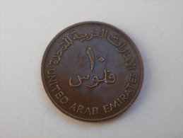 EMIRATS   10 FILS 1973  -1393  AH-   KM 3.1-   BRONZE TTB - Verenigde Arabische Emiraten