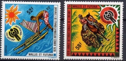 Wallis & Futuna 1979 International Year Of Child IYC Celebrations Emblem Horse Stamps MNH SC 229-230 Michel 337-338 - Unused Stamps