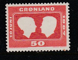 GROENLAND N° 59 50C ROUGE NOCES PRINCIERES  NEUF SANS CHARNIERE - Ongebruikt