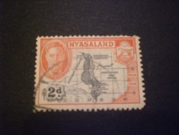STAMPS NYASSALAND 1945 King George VI, Local Motives + 6 PHOTO - Nyassaland (1907-1953)