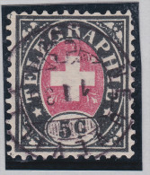 Heimat BE Neuveville 1885-01-01 Post-O Auf Telegraphen-Marke Zu# 13 - Telegraafzegels