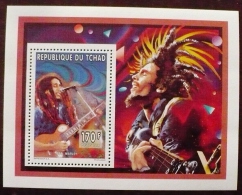 TCHAD Bob MARLEY,  Musique. BF De Luxe Du N° Yvert 576. Emis En 1996. ** MNH - Singers