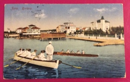 ZARA - RIVIERA  - CANNOTTIERI IN ALLENAMENTO - VIAGGIATA  1923 - Aviron