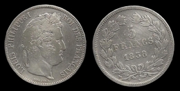 LOUIS - PHILIPPE I . 5 FRANCS . TÊTE LAUREE . 1838 MA. ( MARSEILLE ). - 5 Francs