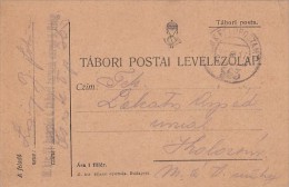 31493- WW1 WARFIELD CORRESPONDENCE, POSTCARD, CAMP NR 363, CENSORED INFANTRY REGIMENT NR 71, 1917, HUNGARY - Briefe U. Dokumente