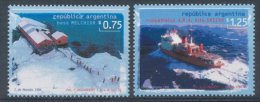 ARGENTINA 1996 Antartida Argentina - Base Melchior And Icebreaker Irizar, Set Of 2v** - Bases Antarctiques