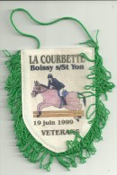 Fanion Boissy Sous Saint Yon Essonne La Courbette Hippisme Hippique Equitation Cheval Blason Ecusson Bannière Oriflamme - Ruitersport