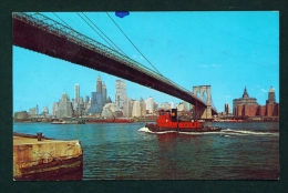 USA  -  New York  Brooklyn Bridge  Unused Postcard As Scan - Brooklyn
