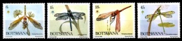 (087) Botswana  Insects / Dragonflies / Libellules / Libellen  ** / Mnh  Michel 333-36 - Botswana (1966-...)