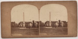 STEREOSCOPIC France - Paris - Place De La Concorde. - Stereoscopes - Side-by-side Viewers