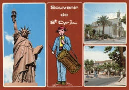 VAR 83 SAINT CYR SUR MER SOUVENIR TAMBOURINAIRE  STATUE DE LA LIBERTÉ - Saint-Cyr-sur-Mer