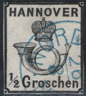 Nordstemmen 20/8 Auf 1/2 Groschen Schwarz Auf Weiß - Hannover Nr. 17 Y - Tief Geprüft BPP - Pracht - Hanovre