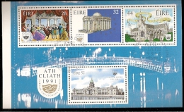 Ireland & 50th Anniversary Of Grand Opera, Dublin European Capital Of Culture 1991 (1) - Hojas Y Bloques