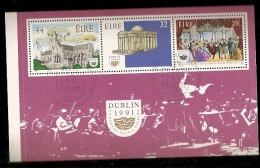 Ireland & 50th Anniversary Of Grand Opera, Dublin European Capital Of Culture 1991 (2) - Blocks & Sheetlets