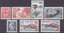Colonies Francaises Nouvelle Calédonie N° 295/301 Centenaire De La Poste Et Du Timbre Néo Calédoniens 1960 Neuf ** - Neufs