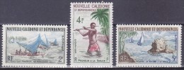 Colonies Francaises Nouvelle Calédonie N° 302/304 Peche Et Sports Nautiques 1962 Neuf ** - Neufs