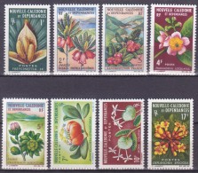 Colonies Francaises Nouvelle Calédonie N° 314/321 Fleurs 1964/65 Neuf ** - Neufs