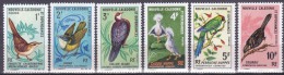 Colonies Francaises Nouvelle Calédonie N° 345/350 Oiseaux 1967/68 Neuf ** - Neufs
