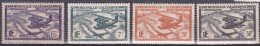 Colonies Francaises Nouvelle Calédonie Aériens N°29,31,33,34 1938/40 Neuf * Charnière - Nuevos