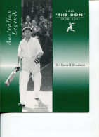 (995) Australia Post Don Bradman With Mint Mini-sheet - Presentation Packs