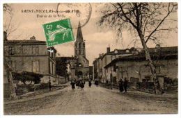 82 - Tarn Et Garonne / SAINT NICOLAS De La GRAVE -- Entrée De La Ville. - Saint Nicolas De La Grave