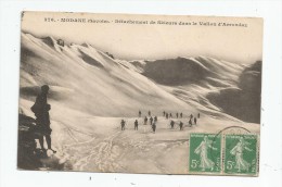Cp , Militaria , Militaires , 73 , MODANE , Détachement De Skieurs Dans Le Vallon D´ARRONDAZ , Voyagée 1913 - Personen